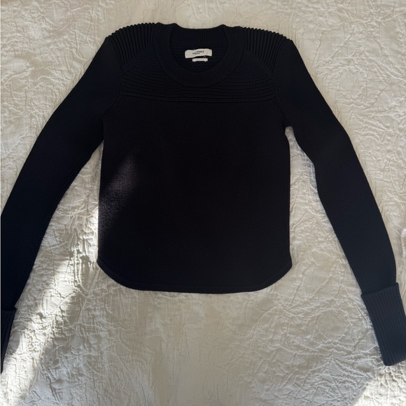 Isabel Marant Black Tycia Ribbed Sweater - Picture 4 of 7